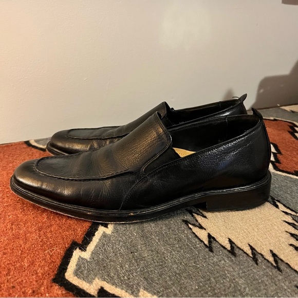 Cole Haan Men's Classic Black Leather Slip-On Loafers, good condition, size 9.5 - Picture 5 of 13